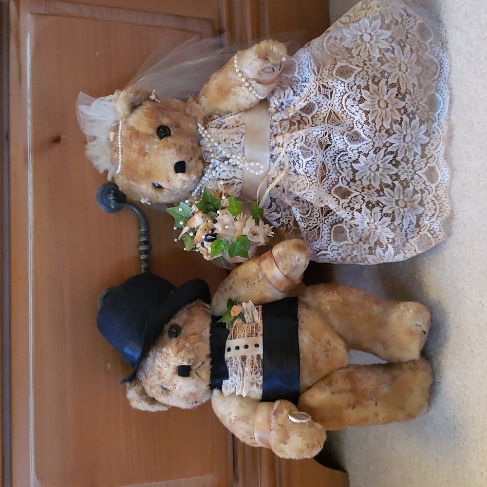 Bride and Groom Tea Bears